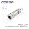 Conector de Ensamblaje Tipo Tornillo Zhengcheng M12 Macho y Hembra Código 34D5B Conector de Aviación Metálico de 68 Pines Ip67 Recto y Curvo