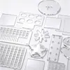 Hoja Redonda de Acrílico Transparente PMMA de 10 mm Disco Redondo Modelo de Figura En Stock Decoración Colgante Cruz de Acrílico en Blanco Suministro Exclusivo Transfronterizo
