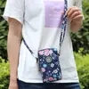 Bolsa Nova Estilo 2026 com Zíper para Celular Feminina, Bolsa Transversal, Porta-Celular de Pendurar no Pescoço, Porta-Moedas de Pulso para Corrida