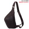 Chao Niu Verão Novo Couro Genuíno Masculino Street Riding Multifuncional iPad Crossbody Bag Esportes Saco Peito para Homens e Mulheres Preto