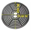 Accesorios para Freidora de Aire Plato Separador de Aceite Parrilla Separadora de Aceite Rejilla Filtro de Aceite Separador Lámina para Cocinar al Vapor Juego de Bandejas para Hornear Base de Silicona Rejilla