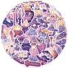 50 pegatinas de poción mágica de dibujos animados para guitarra, cuaderno, maleta, pegatinas impermeables DIY, venta al por mayor transfronteriza