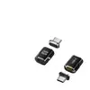 Nuevo Adaptador Magnético de 240W/80Gbps Integrado Tipo Mini Cuerpo Corto USB-C Macho a Hembra Estándar USB4.0