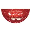 Bandeira de meia-lua de Natal da Amazon, nova, transfronteiriça, bandeira em leque para festas, bandeira decorativa para reuniões, decoração de cena e criação de uma atmosfera festiva