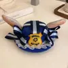 Tocado Judy Lazo Dulce Conejo Gorra de Policía Clip Orejas de Conejo de Dibujos Animados Pasador para el Cabello Clip para Flequillo Lateral Femenino