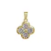 [Oro Real de Cobre] Joyería Hecha a Mano DIY Transfronteriza de Comercio Exterior Exquisita de la Suerte de Nicho Accesorios de Colgante Microincrustados de Circonio de Cobre