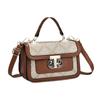 Bolso cruzado pequeño de moda, nuevo diseño de bolso cuadrado pequeño, sentido del diseño, nicho, bolso de mano estampado, bolso pequeño, combina con todo