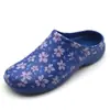 Sapatos de Jardim para Uso Interno e Externo para Homens e Mulheres Chinelos de Injeção Eva com Padrão Transferido