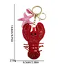 Chaveiro Série Oceano de Contas de Arroz Feito à Mão Acessórios para Bolsa Lagosta Caranguejo Sapatos de Salto Alto Chapéus Acessórios Decorativos DIY