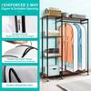 Cubierta Antipolvo para Ropa Bolsa para Traje Bolsa Transparente para Prenda Conjunto de Vestido Ropa Adecuado para Traje Suéter Camisa Bolsa Colgante