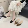 2026 Verano Nuevo Comercio Exterior Tallas Grandes Sandalias Casuales Cómodas de Punta Estilo Europeo y Americano Slip-on Talla Única para Todos