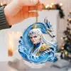 Colgante Plano para Coche Nuevo Producto Transfronterizo de Acrílico Dibujo Animado Anime Cuerda Dorada de Alto Valor Decoración para Mochila