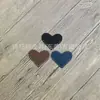 Marcador de Páginas Retro con Forma de Corazón de Lichi Piel Mini Portátil Regalo Marcador con Forma de Corazón Clip para Páginas del Libro Cubierta Protectora para Esquina del Libro