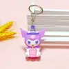 5525 # Chaveiro de Desenho Kuromi de Chá com Leite, Decoração de Bolsa, Pequeno Presente da Temporada de Formatura