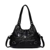 Bolso de mujer transfronterizo nuevo, bolso de hombro retro europeo y americano, bolso de cuero suave de nicho de moda, Beso de Ángel