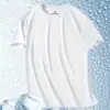 Camisa de Manga Corta de Malla Helada de Secado Rápido para Hombre Verano Nueva Transpirable para Correr Deportes Hombres Manga Media Ropa de Hombre