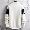 Venta al por mayor del fabricante Suéter para hombre Otoño e Invierno Polar Engrosado Cálido Camiseta Base de Punto Suelta de Moda