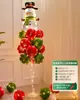 Decoración Navideña Luminosa Mesa Globos Flotantes Árbol de Navidad Tienda con Escaparate Flotante Atmósfera Festiva Arreglo de Escena de Disfraces