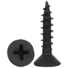 Tornillos Autorroscantes de Acero al Carbono Templado Negro de Rosca Gruesa con Cabeza Phillips, Tornillos de Alta Resistencia para Drywall, Tornillos para Tablaroca, Tornillos para Tablero de Fibra