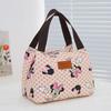 Bolso de mano para mujer, lonchera de gran capacidad, lonchera, bolsa de almacenamiento tipo momia, bolso de mano de lona impermeable, bolso de tela pequeño para mujer