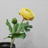 Flor Artificial 2 Cabeças Lótus Orvalhado Haste para Plantar no Cabelo Rosa Chá Flor Falsa Peônia de Mil Camadas Display Doméstico Adereços de Decoração Macia Atacado