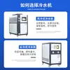 Circulação de Água Molde Chiller Industrial Galvanoplastia Extrusão Freezer Moldagem por Injeção Sopro de Garrafa Chiller Resfriado a Ar 5HP