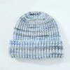 Gorro de Punto de Lana para Mujer en Invierno, Estilo Europeo y Americano, Versátil y Cálido, Gorro de Punto Multicolor con Puño y Protección para las Orejas para Otoño e Invierno, Gorro para Clima Frío