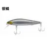 5/7G/10G/14G Señuelo Minnow Vibratorio Hundido con Anzuelo con Surco de Sangre Sistema de Mosca Muerta Cebo para Pescar Cebo Duro de Lanzamiento Largo con Hoja Plateada