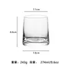 Vaso trapezoidal casual, Vaso de whisky con borde dorado, Vaso para enjuague bucal de hotel, Vaso para cepillo de dientes, Vaso resistente al agua caliente, Vaso universal