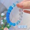 Libro Caperucita Roja Estrella Luminosa Imitación Bodhi Pulsera para Dedos Color Degradado Suave Cuentas de Buda Cuentas de Bandeja de Hielo Bandeja para Estudiantes Jugar Cuentas Redondas