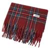 Bufanda Gruesa de Cuadros Rojos Estilo K para Mujer Otoño e Invierno Chal Versátil y Bufanda de Doble Uso Otoño e Invierno Retro