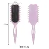 Pente Popular Transfronteiriço de Palha de Trigo com Almofada de Ar, Pente Fluffy para Styling de Cabeleireiro, Pente Definidor de Cachos com Elasticidade, Estoque Pronto do Fabricante