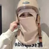 Gorro Cálido de Otoño e Invierno con Polaina Integrada, Protección para las Orejas, Cortavientos para Ciclismo y Motociclismo, Forro de Felpa y Engrosado