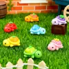 Acessórios de Resina 3D Enfeites de Desenho Animado Frutas Tartaruga DIY Cola de Chantilly Ímãs de Geladeira Acessórios para Enfeites