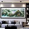 Rompecabezas de 1000 Piezas Escena del Río Qingming 98x34 Marco 98x38 Pintura de los Mil Li de Ríos y Montañas Marco de Madera Maciza de 2000 Piezas para Colgar en la Pared
