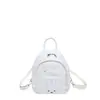 Bolsa de Ombro Dupla de Coelho Fofo Feminina Estudante Mochila Escolar Leve Mini Mochila Desenho Animado Moda Versátil Pequena Mochila