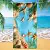 Temu dropshipping transfronterizo toalla de playa de fibra ultrafina con estampado nuevo de verano de tortuga toalla de secado rápido para la playa y el mar