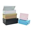 Caixa de Sapato Caixa de Papel em estoque Papel Kraft Movimento Flip Dobrável Embalagem Expressa Caixa de Sapato Infantil Feminino