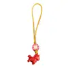 Cadena para Teléfono Colgante con Colgante de Arena Roja Imperial Natural de Alto Contenido Atrae-Dinero 2026 Año del Caballo Zodiacal Adorno Rojo