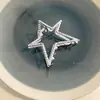 Coreano Minimalista Cinco Pontas Star Clip Mulheres Verão Spice Girl Acessórios de cabelo com menos tamanho de cabelo semi-amarrado Shark Clip Hair Clip