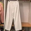Pantalones anchos plisados elásticos para hombre y mujer, pantalones anchos casuales, pantalones de traje plisados para ir al trabajo R489415/487957