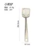 Espátula de Cocina de Acero Inoxidable, Espumadera, Cucharón para Sopa, Espátula de Cocina Doméstica, Juego de Seis Piezas Resistente al Calor con Agujeros Cuadrados, Juego de Utensilios de Cocina