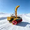 Quitanieves montado en vehículo, quitanieves grande, quitanieves para retirada de nieve en carreteras, quitanieves grande multifuncional montado en vehículo