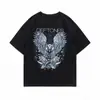 Camiseta Estampada de Moda Aliexpress Transfronteiriça Camiseta Preta Camiseta de Verão Feminina Camiseta Gráfica Menina Anos 90 Feminina