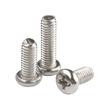 Tornillo de cabeza redonda de acero inoxidable 304, 2#4#6#8#10#1/4, pulgada, tornillo de cabeza plana Phillips americano