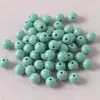 Cuentas Redondas de Acrílico Color Caramelo Color Sólido Agujero Recto de 6-30mm Cuentas Sueltas para Cadena de Teléfono DIY Pulsera Materiales para Cuentas al por Mayor