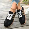 Zapatos casuales de talla grande para primavera y otoño con estampado de leopardo vintage para mujer, zapatos transfronterizos para mujer estilo europeo y americano, zapatillas de entrenamiento alemanas con estampado de leopardo, zapatillas deportivas