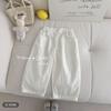 Calças Lisas Infantis Verão Estilo Fino 2026 Novas Calças Retas Estilosas para Meninas Calças Cenoura Casuais Calças Anti-Mosquito Tendência