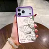 Funda Rígida para Teléfono Móvil Iphone17 Tulipán Hueco Adecuada para Apple 16Promax Chica 13Pro14 Transfronteriza 15