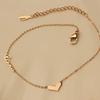 Novo Tornozeleira Love Letter Pimenta Amor Banhado Ouro Rosa 18K Aço Titânio Cor Feminina Dourado Pulseira Pulseira